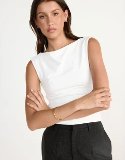 Kellan Top (White)*CHARCOAL CLOTHING Best