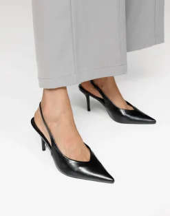 Kendra Heels (Black Shine) - By Billini*CHARCOAL CLOTHING Hot