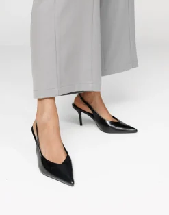 Kendra Heels (Black Shine) - By Billini*CHARCOAL CLOTHING Hot