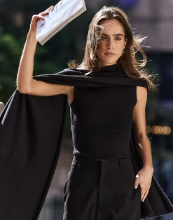 Kensington Top (Black)*CHARCOAL Hot