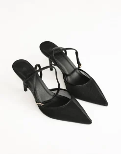 Ketifa Heels (Black Mesh) - By*Billini Best