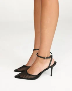 Ketifa Heels (Black Mesh) - By*Billini Best