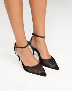 Ketifa Heels (Black Mesh) - By*Billini Best