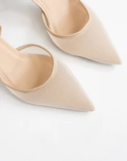Ketifa Heels (Nude Mesh) - By*Billini New