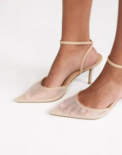 Ketifa Heels (Nude Mesh) - By*Billini New