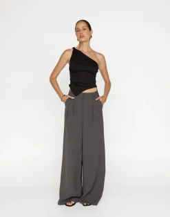 Kiana Top (Black)*CHARCOAL Online