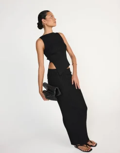 Kienna Maxi Skirt (Black)*Q-Trend Online