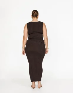 Kienna Maxi Skirt (Chocolate)*CHARCOAL Online
