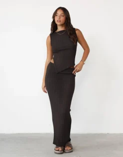 Kienna Top (Chocolate)*CHARCOAL Clearance