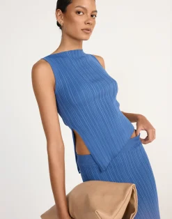 Kienna Top (Sapphire)*CHARCOAL New