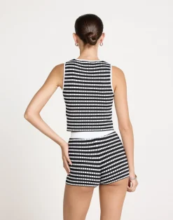 Kika Shorts (Black/White)*CHARCOAL CLOTHING Outlet