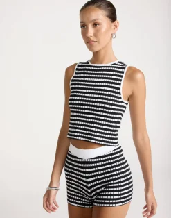 Kika Shorts (Black/White)*CHARCOAL CLOTHING Outlet