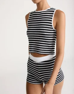 Kika Shorts (Black/White)*CHARCOAL CLOTHING Outlet