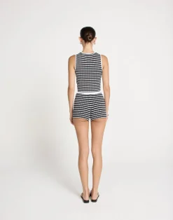 Kika Shorts (Black/White)*CHARCOAL CLOTHING Outlet