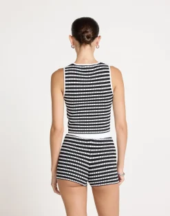 Kika Shorts (Black/White)*CHARCOAL CLOTHING Outlet