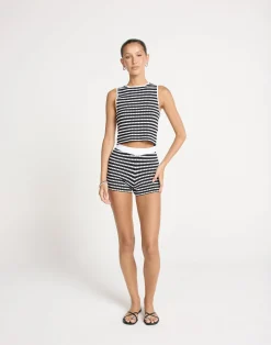 Kika Shorts (Black/White)*CHARCOAL CLOTHING Outlet