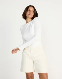 Kimber Bodysuit (White)*CHARCOAL CLOTHING Online