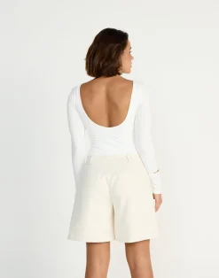 Kimber Bodysuit (White)*CHARCOAL CLOTHING Online