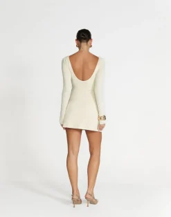 Kimber Mini Dress (Oat)*CHARCOAL Fashion
