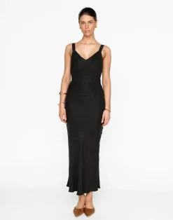 Kirsty Maxi Dress (Black)*CHARCOAL CLOTHING Best