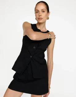 Kristen Mini Skirt (Black)*CHARCOAL Discount