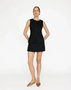 Kristen Mini Skirt (Black)*CHARCOAL Discount