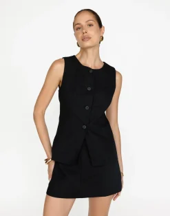 Kristen Mini Skirt (Black)*CHARCOAL Discount