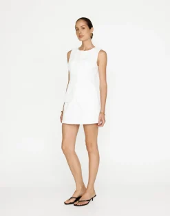 Kristen Mini Skirt (White)*CHARCOAL Outlet