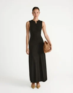 Laney Maxi Dress (Black)*CHARCOAL Fashion