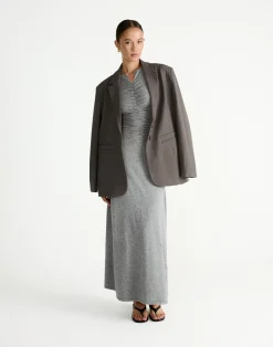 Laney Maxi Dress (Grey Marle)*CHARCOAL Best