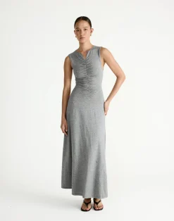 Laney Maxi Dress (Grey Marle)*CHARCOAL Best