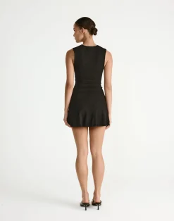 Laney Mini Dress (Black)*CHARCOAL Hot