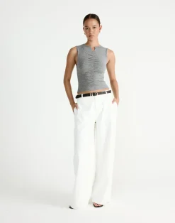 Laney Top (Grey Marle)*CHARCOAL Outlet