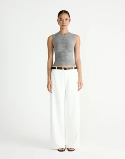 Laney Top (Grey Marle)*CHARCOAL Outlet