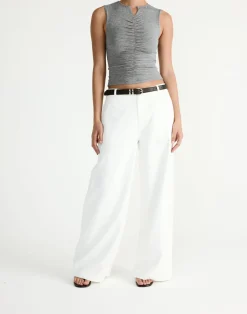 Laney Top (Grey Marle)*CHARCOAL Outlet