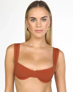 Layla Balconette Bikini Top (Paprika)*CHARCOAL Online