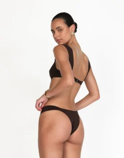 Layla Bikini Bottoms (Chocolate)*CHARCOAL Clearance