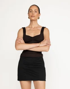 Leela Mini Skirt (Black)*CHARCOAL Online