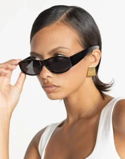 Leila Sunglasses (Black)*CHARCOAL Sale