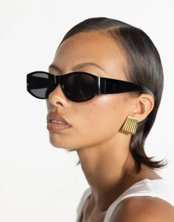 Leila Sunglasses (Black)*CHARCOAL Sale
