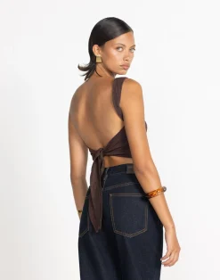 Lily-Rose Top (Chocolate)*CHARCOAL Discount