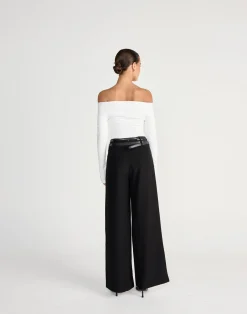 Liora Long Sleeve Top (White)*CHARCOAL CLOTHING New