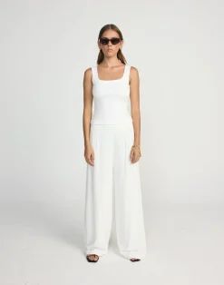 Lisbeth Pants (White)*CHARCOAL CLOTHING Discount