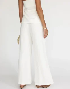 Lisbeth Pants (White)*CHARCOAL CLOTHING Discount