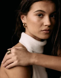 Lotta Earrings (Gold)*CHARCOAL Clearance