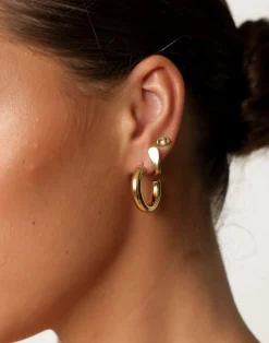 Lotta Earrings (Gold)*CHARCOAL Clearance
