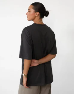 Luca Oversized Tee (Slate)*CHARCOAL Best