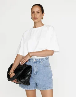 Luca Oversized Tee (White)*CHARCOAL Best