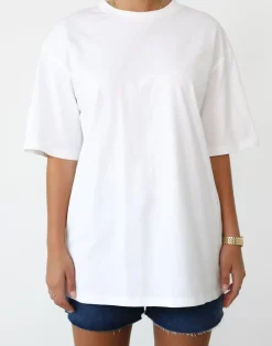 Luca Oversized Tee (White)*CHARCOAL Best