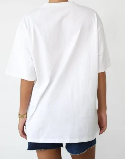 Luca Oversized Tee (White)*CHARCOAL Best